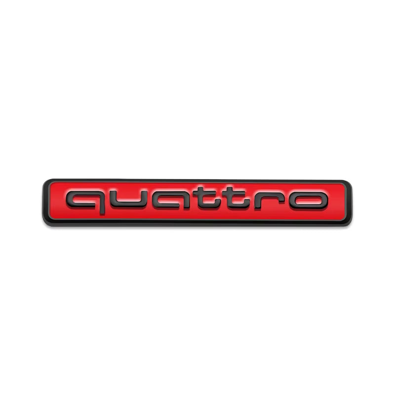 Audi SLine, Quattro Badge